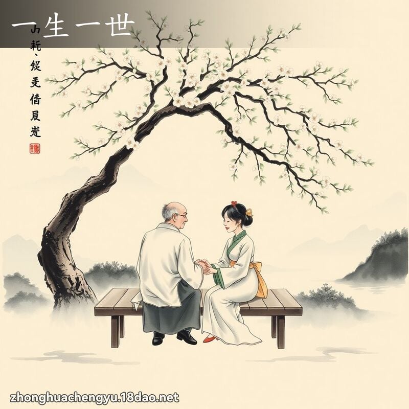 一生一世 - 中華成語配圖