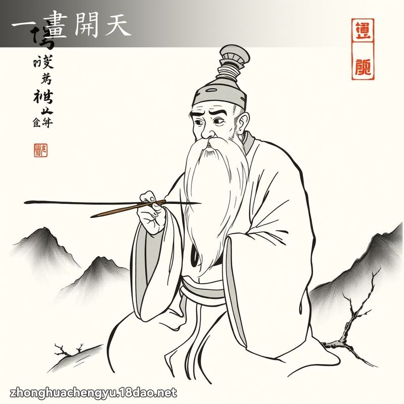 一畫開天 - 中華成語配圖