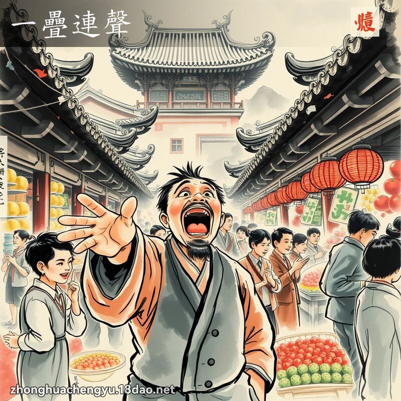 一疊連聲 - 中華成語配圖