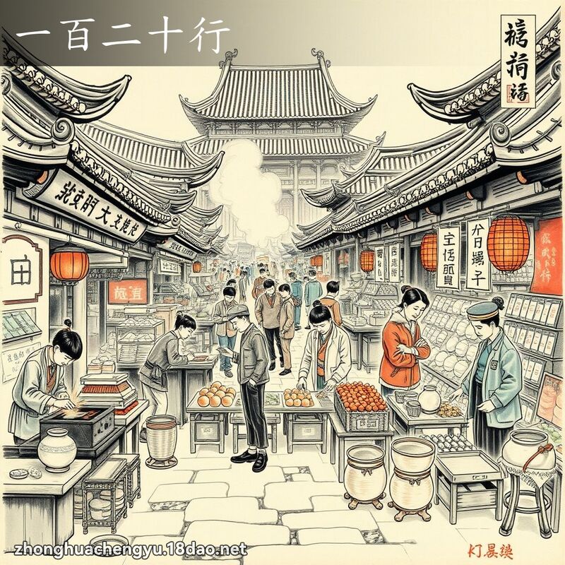 一百二十行 - 中华成语配图