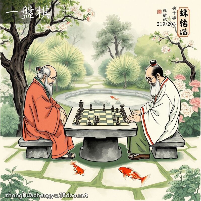 一盘棋 - 中华成语配图