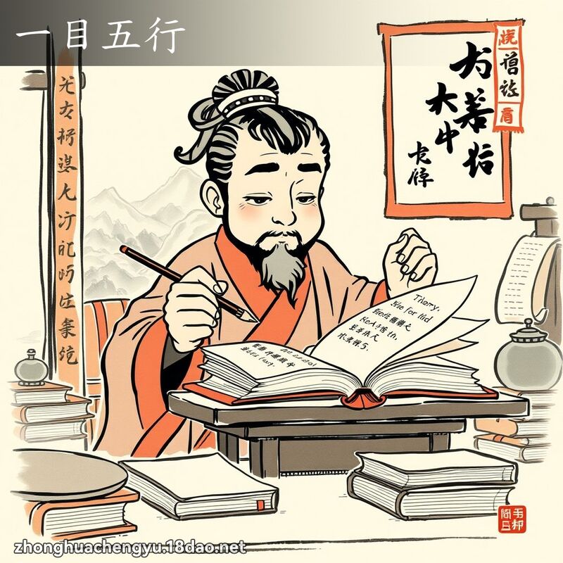 一目五行 - 中华成语配图