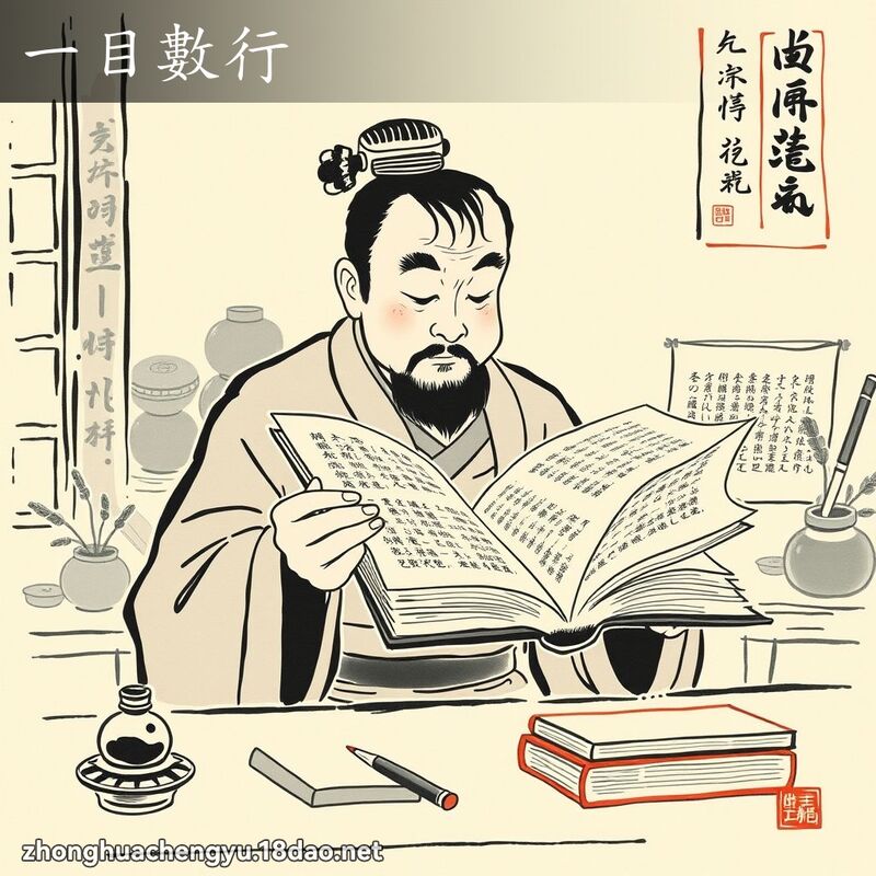 一目数行 - 中华成语配图