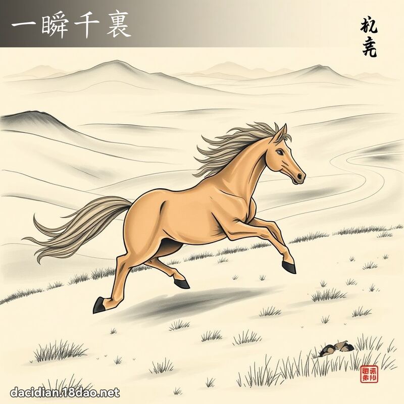 一瞬千裏 配图