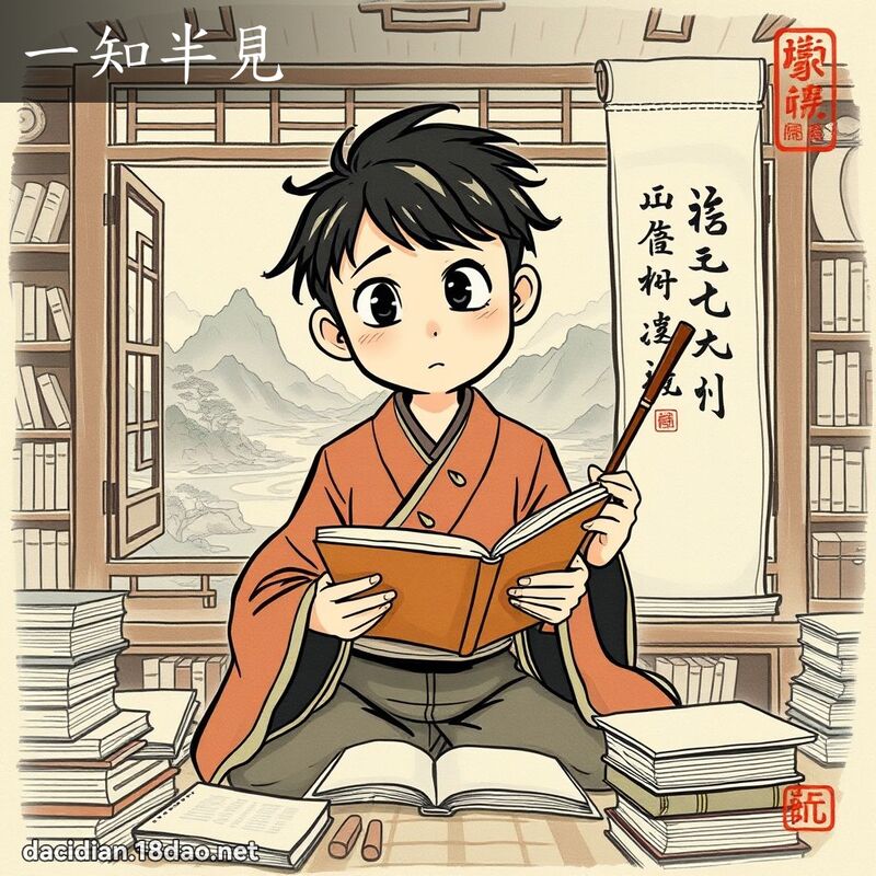 一知半见 配图