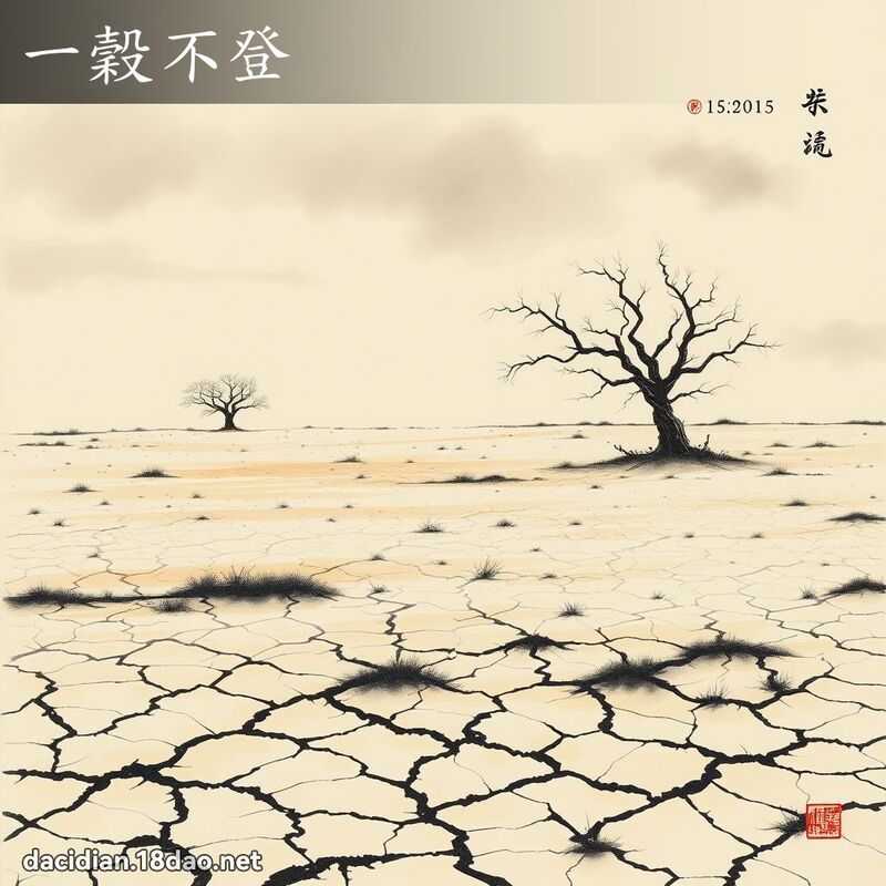 一谷不登 配图
