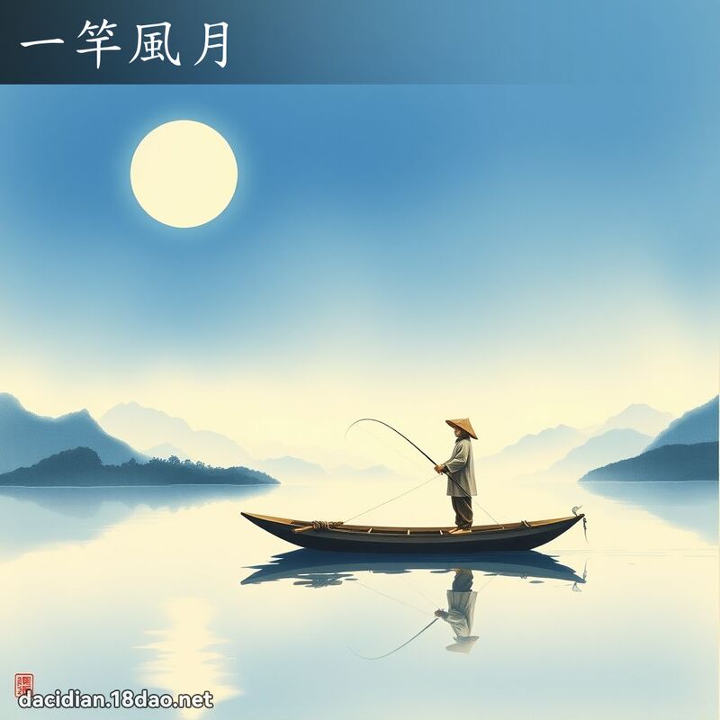一竿风月 配图