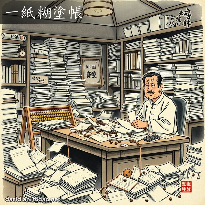 一纸糊涂帐 配图