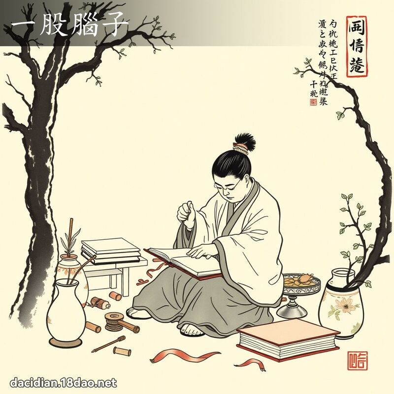 一股脑子 配图