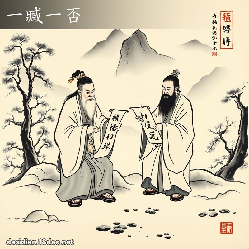 一臧一否 配图
