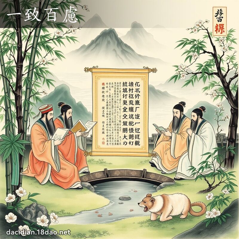 一致百虑 配图