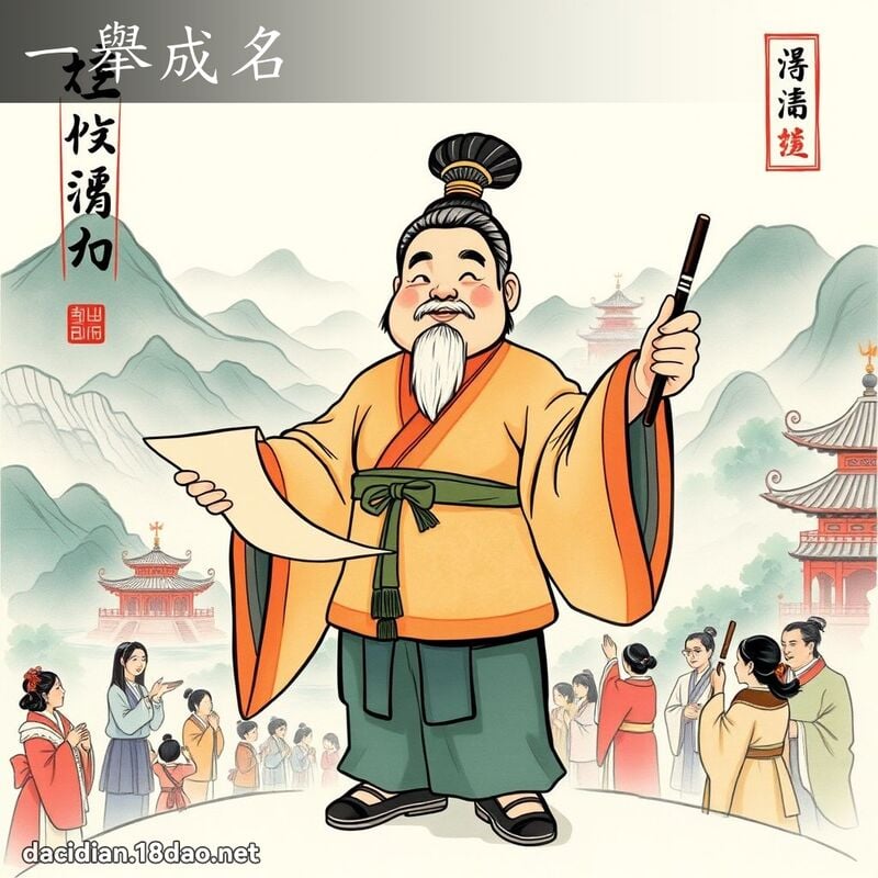 一举成名 配图