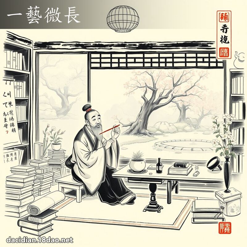 一藝微長 - 中華成語配圖