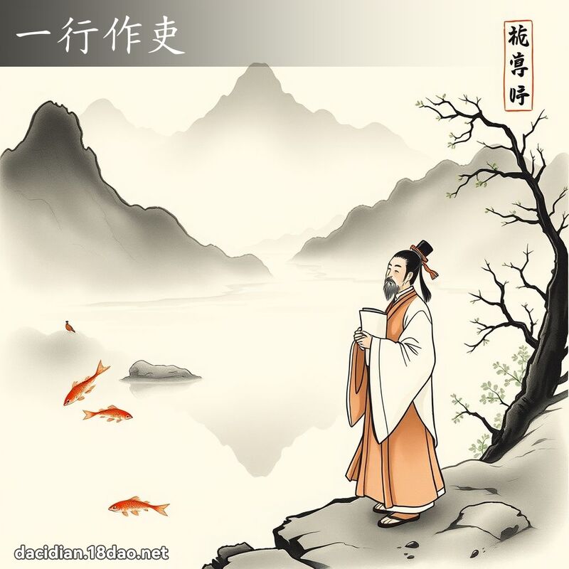 一行作吏 配图