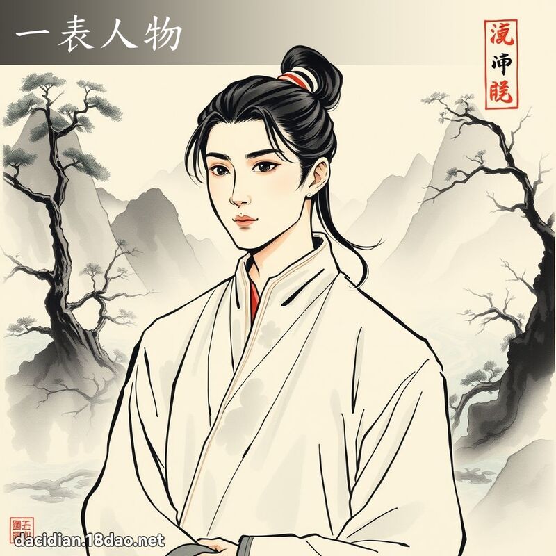 一表人物 配图