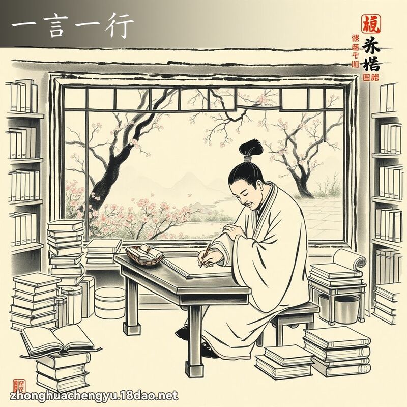 一言一行 - 中華成語配圖
