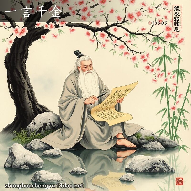 一言千金 - 中華成語配圖