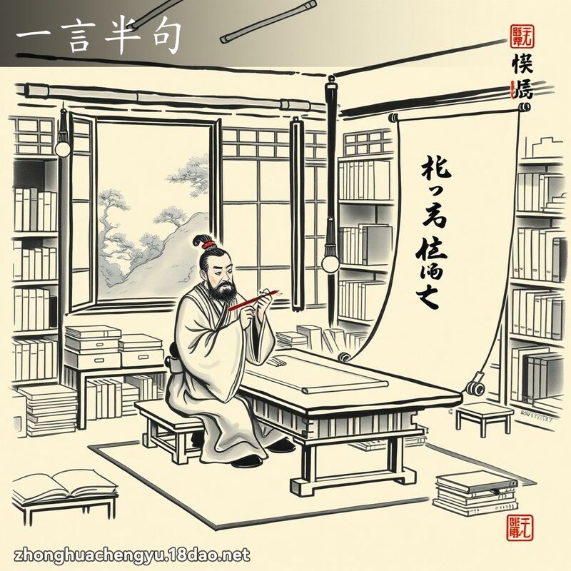 一言半句 - 中華成語配圖