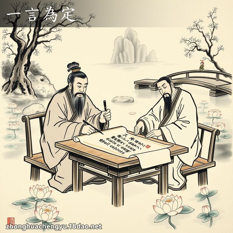 一言為定 - 中華成語配圖