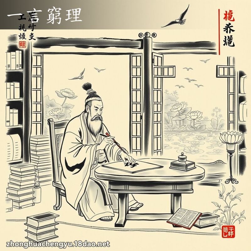 一言穷理 - 中华成语配图