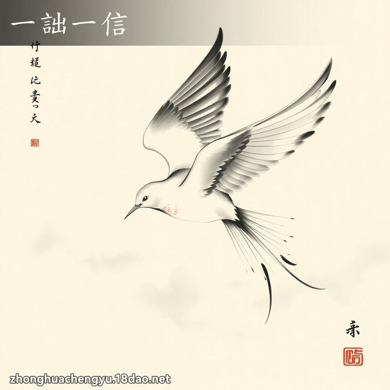 一詘一信 - 中华成语配图