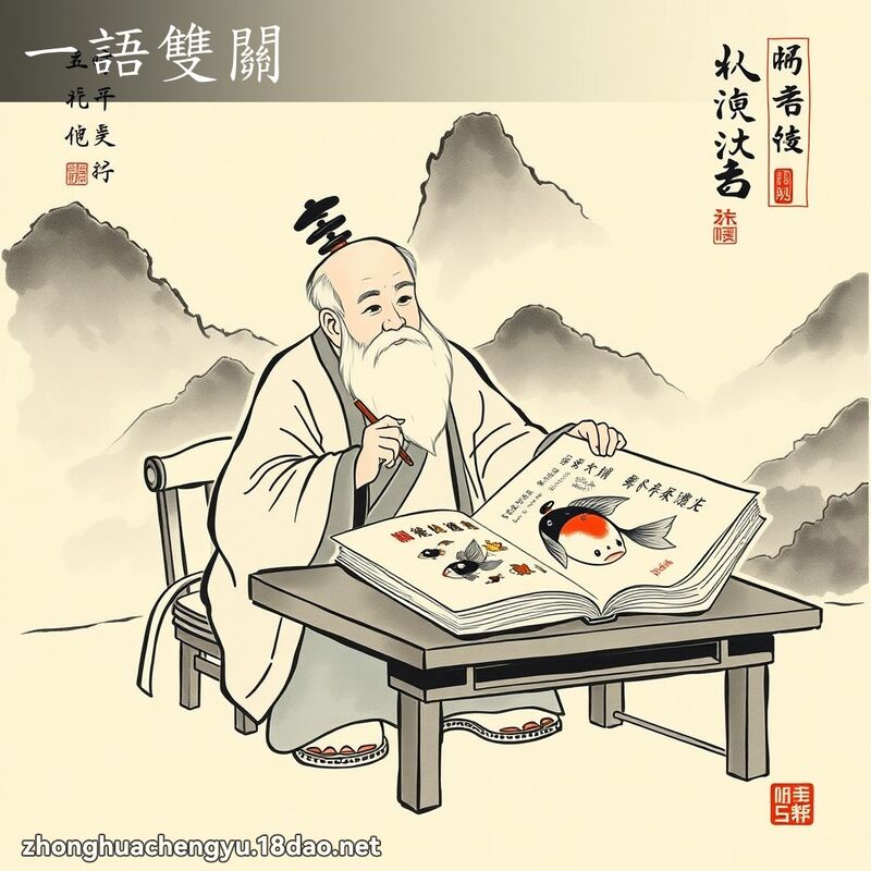 一語雙關 - 中華成語配圖