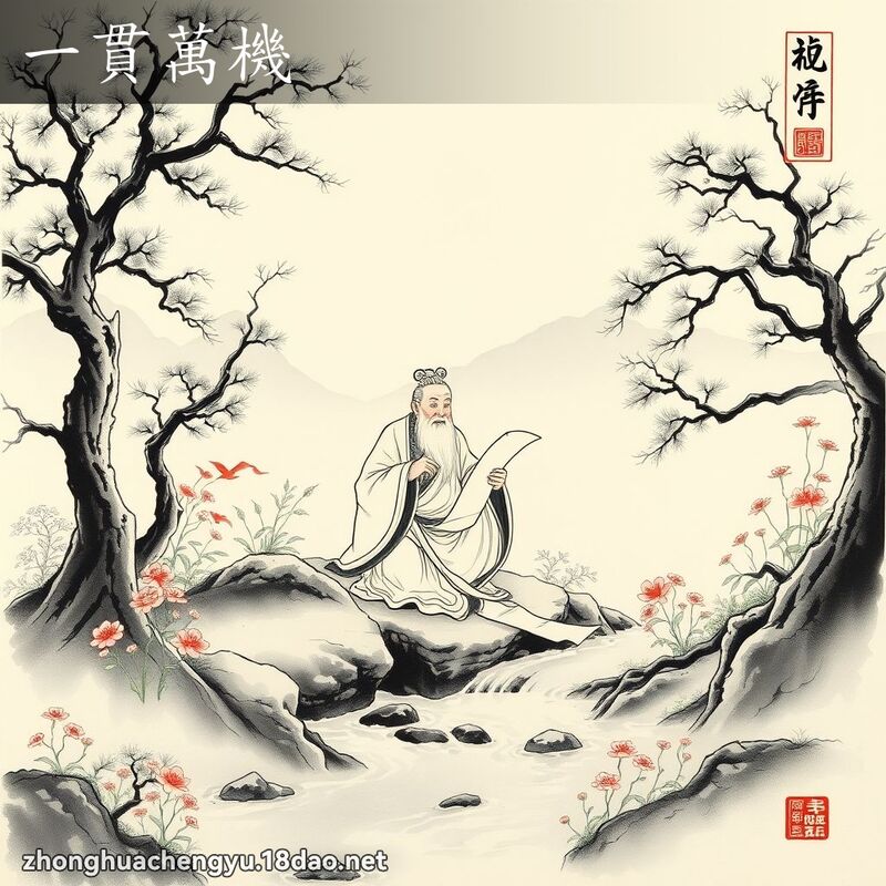 一貫萬機 - 中華成語配圖