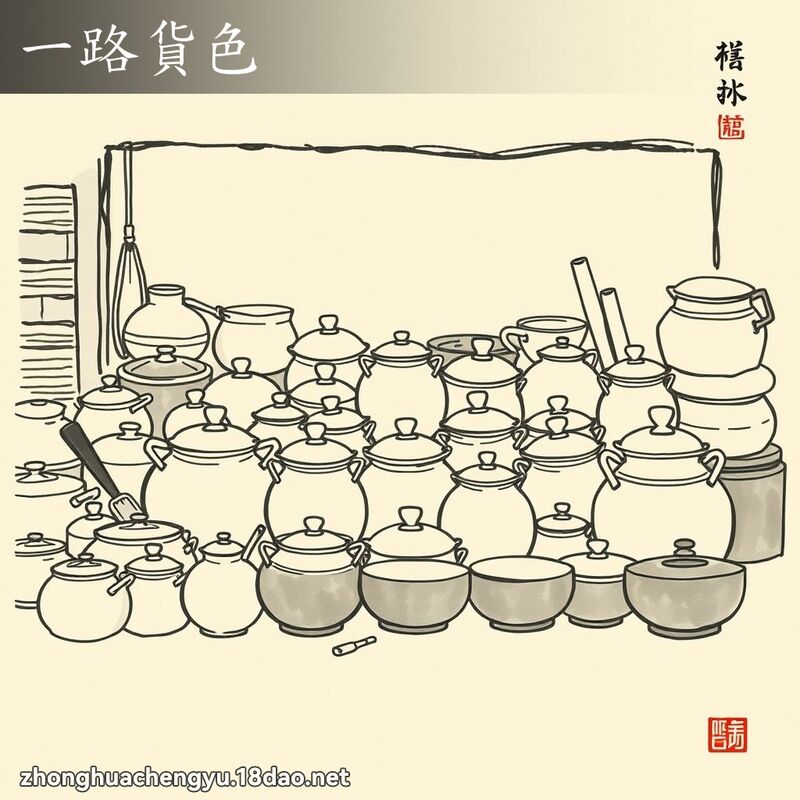 一路貨色 - 中華成語配圖