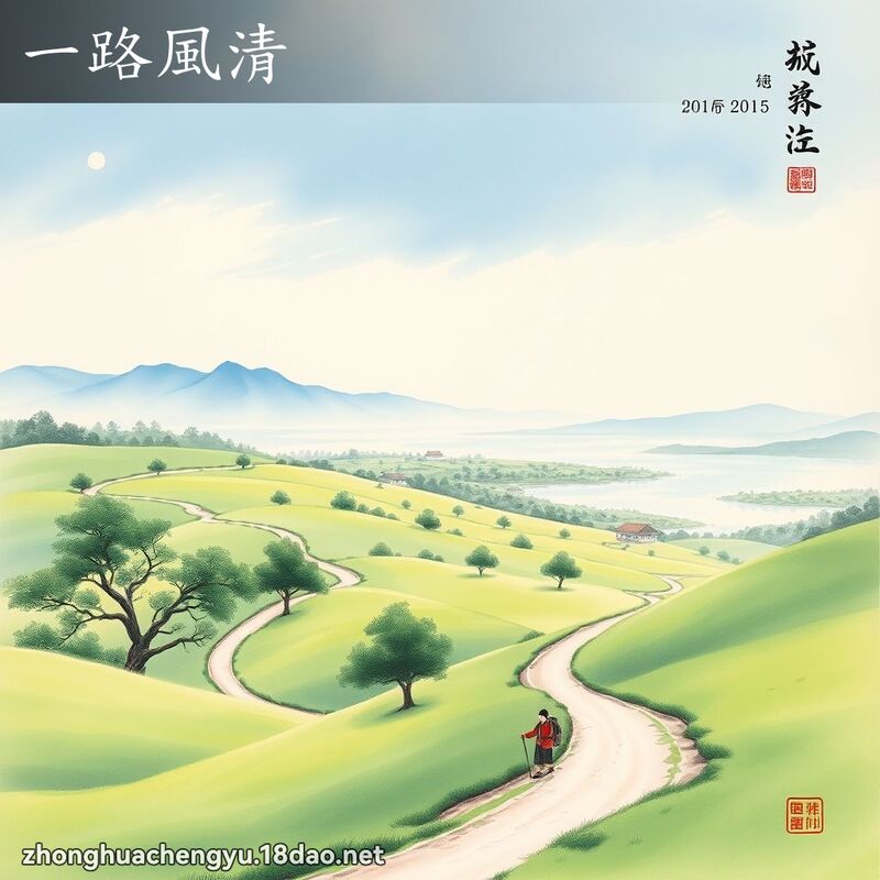 一路風清 - 中華成語配圖