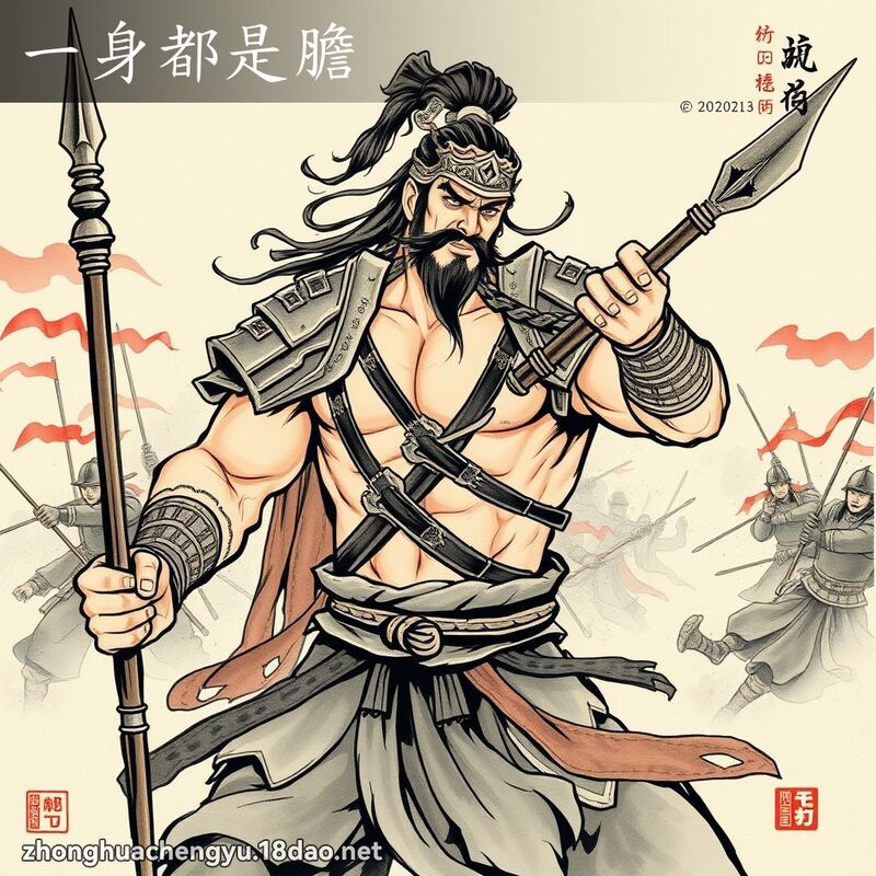 一身都是膽 - 中華成語配圖