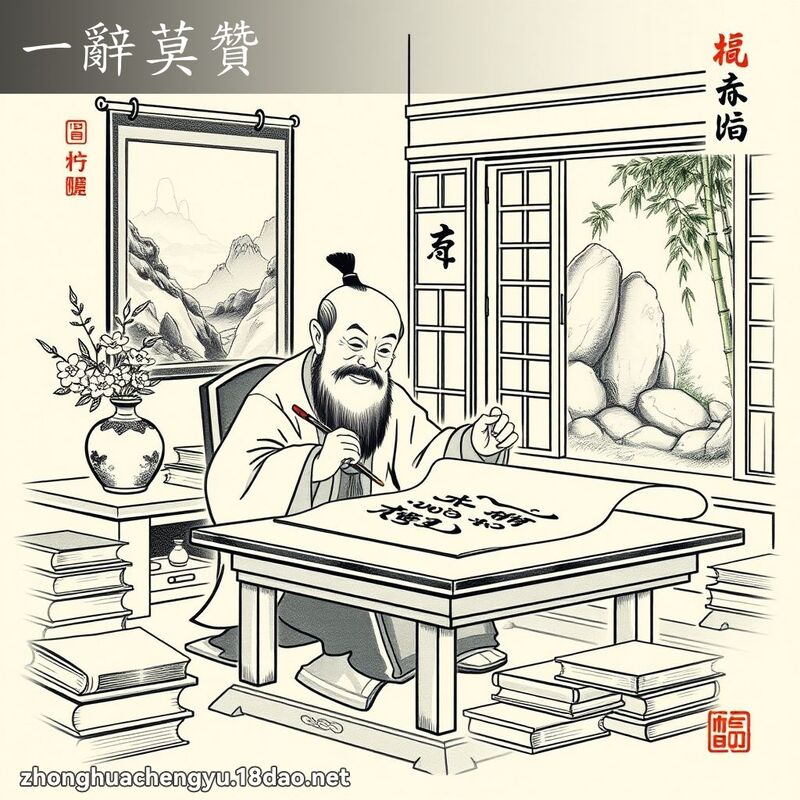一辞莫赞 - 中华成语配图