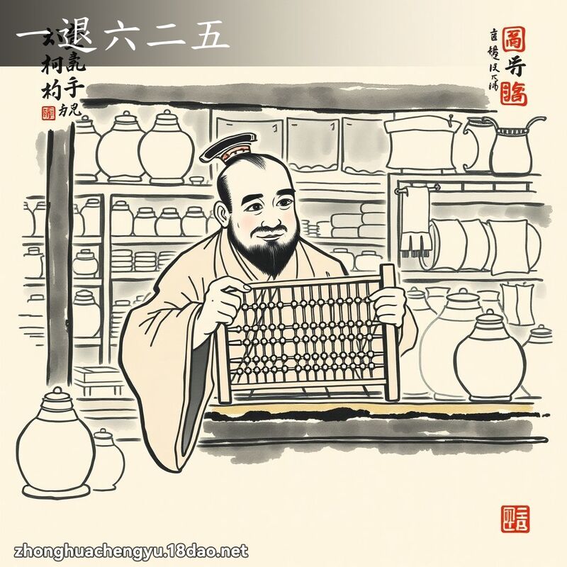 一退六二五 - 中华成语配图