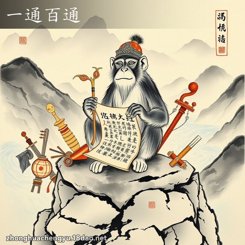 一通百通 - 中華成語配圖