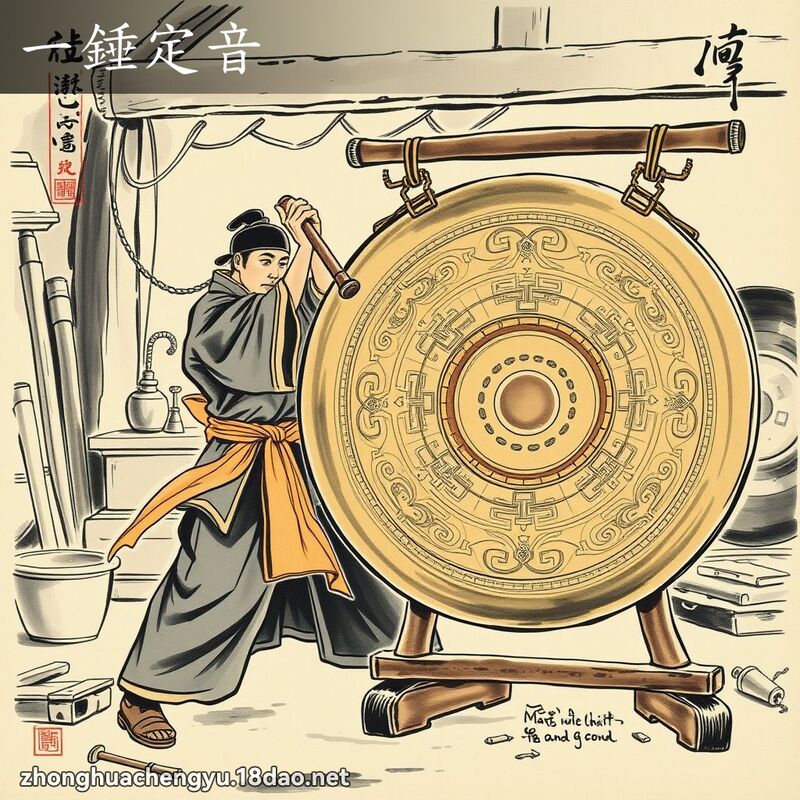 一锤定音 - 中华成语配图
