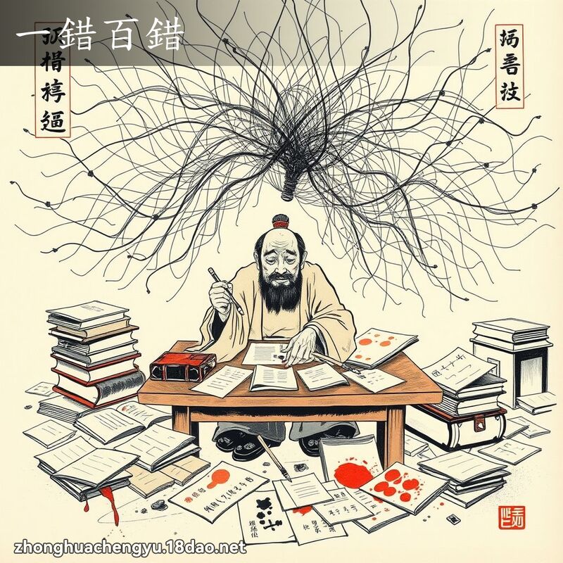 一错百错 - 中华成语配图