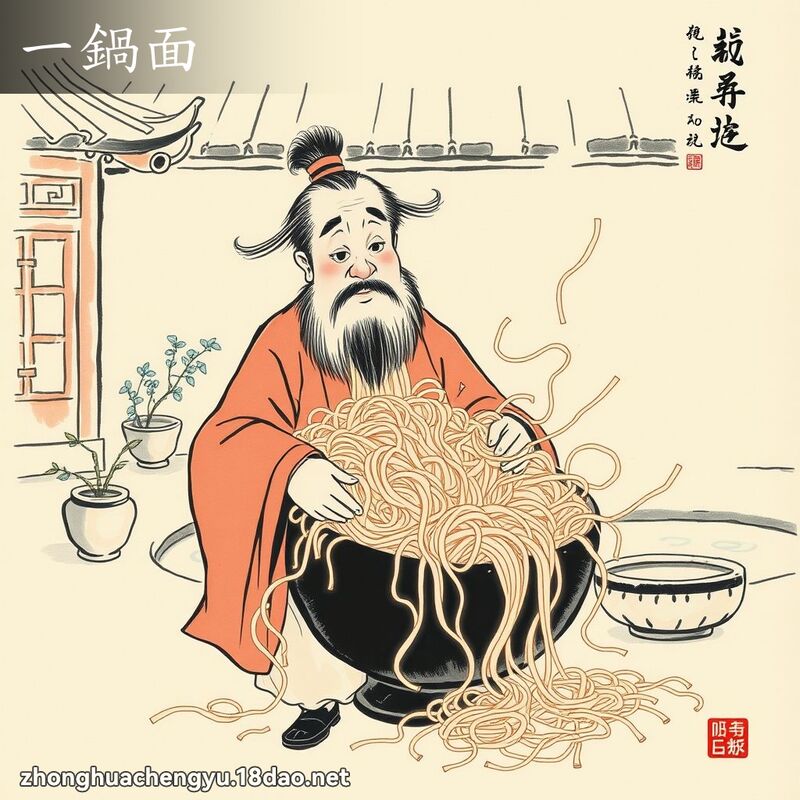 一锅面 - 中华成语配图