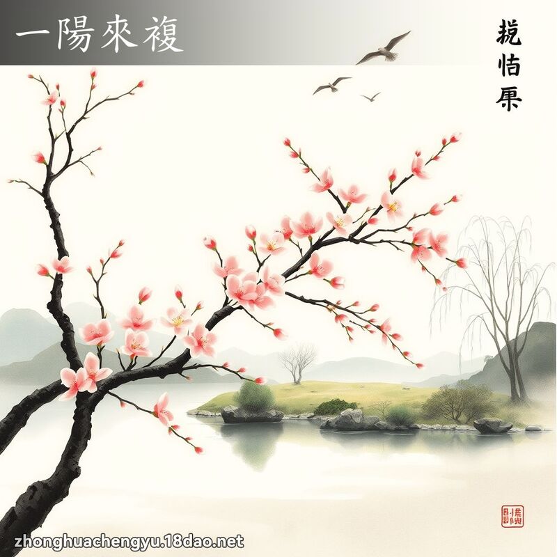 一陽來複 - 中華成語配圖