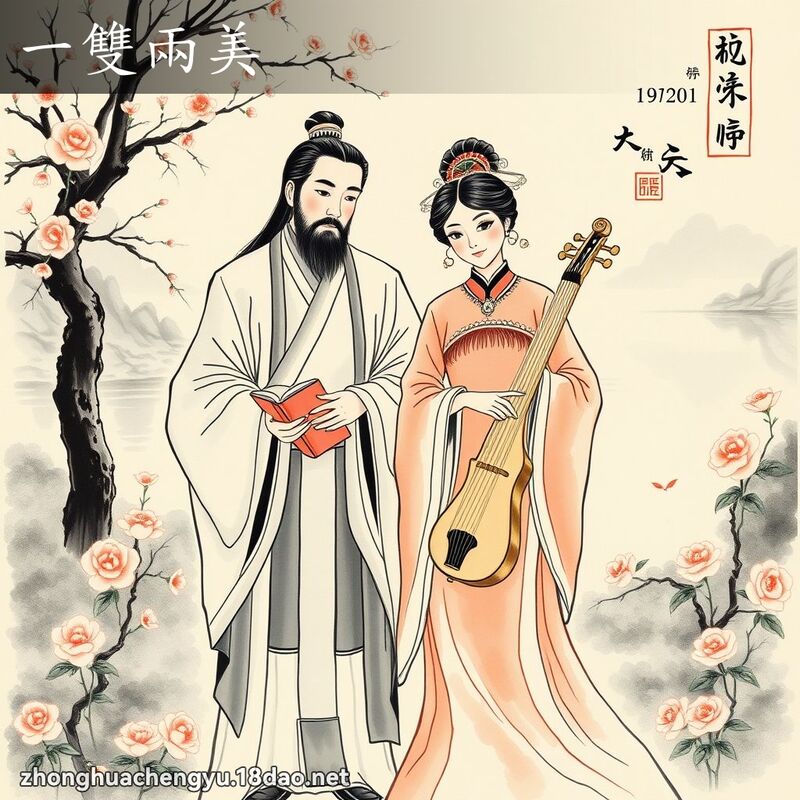 一双两美 - 中华成语配图