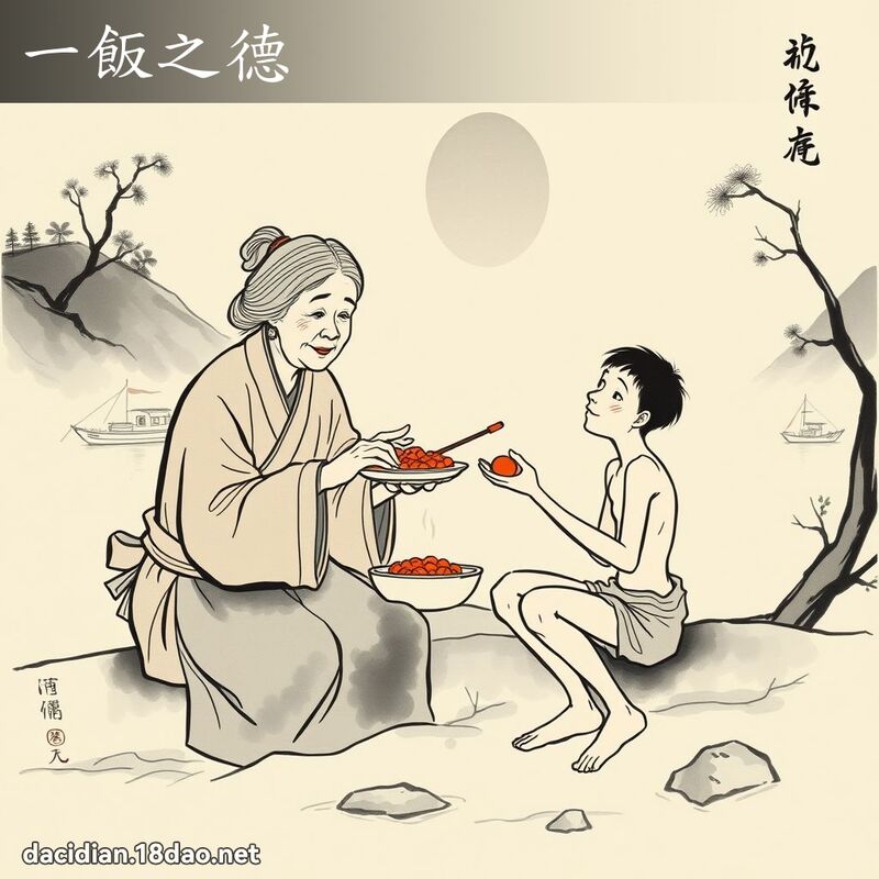 一飯之德 配图