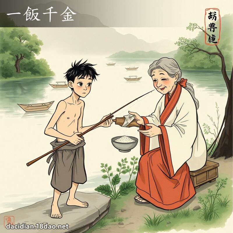 一飯千金 配图