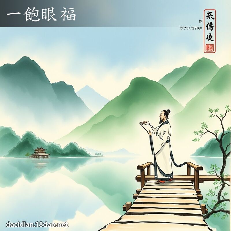 一飽眼福 配图