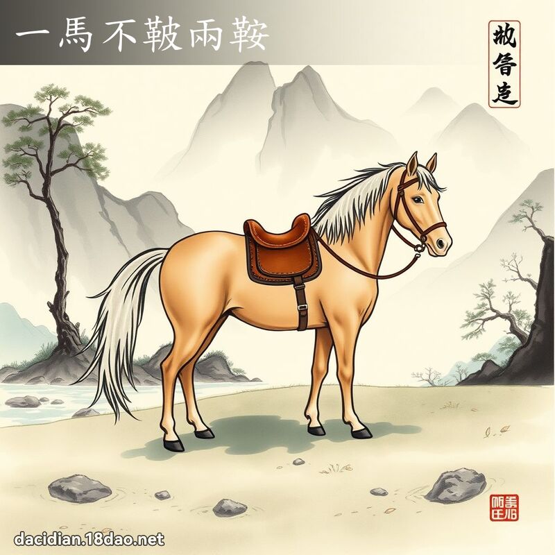 一馬不鞁兩鞍 配图
