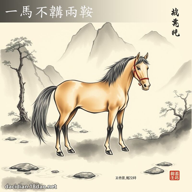 一馬不韝兩鞍 配图