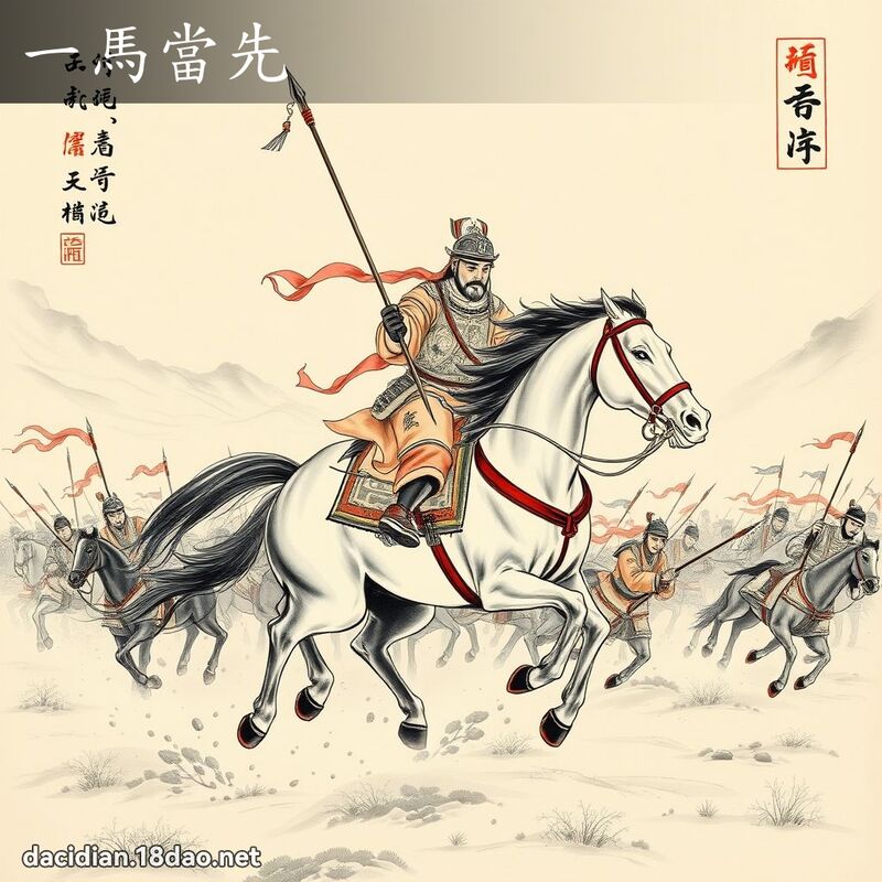一馬當先 配图