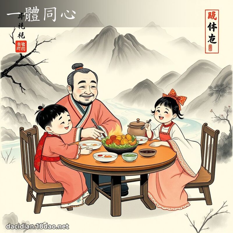一體同心 配图
