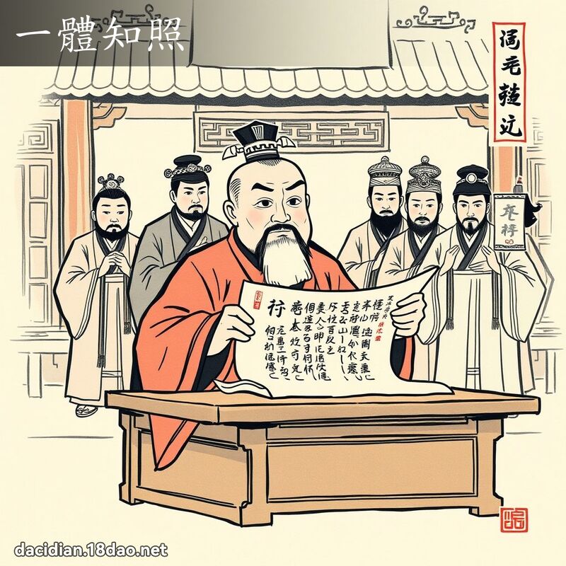 一體知照 配图
