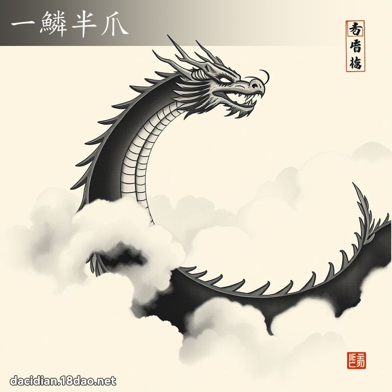 一鱗半爪 配图