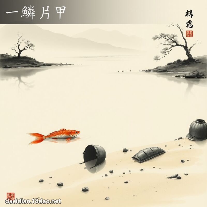 一鱗片甲 配图