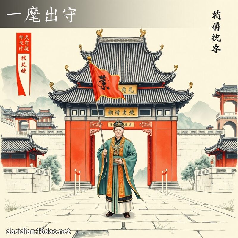 一麾出守 配图