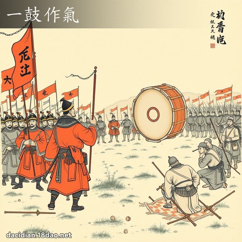 一鼓作氣 配图